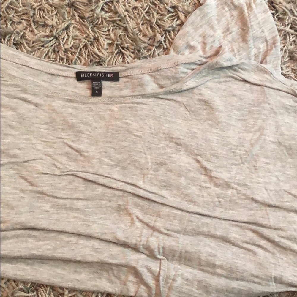 Eileen Fisher grey tee